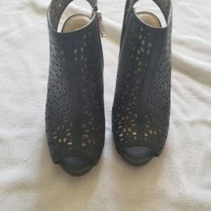 Anne Taylor Spike Heel Leather Bootie